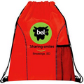 Dual Pocket Drawstring Backpack